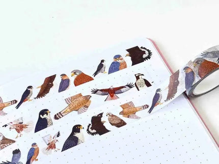 British Birds of Prey Washi Tape