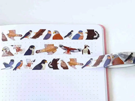 British Birds of Prey Washi Tape