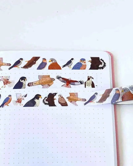 British Birds of Prey Washi Tape