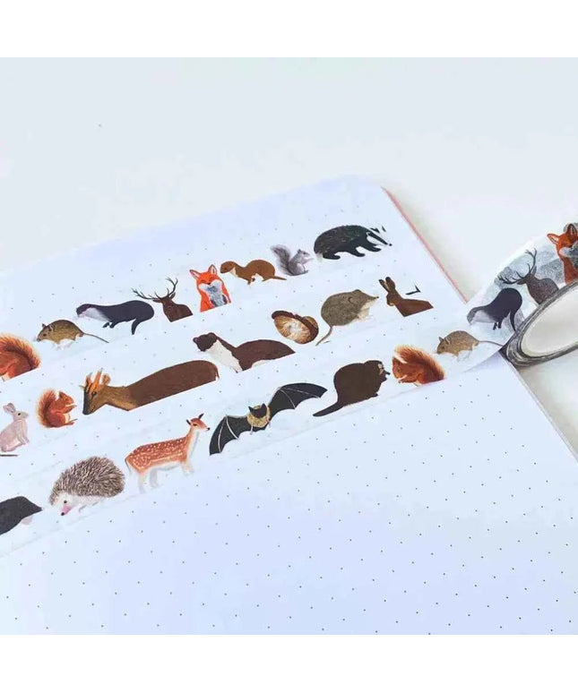 British Mammals Washi Tape