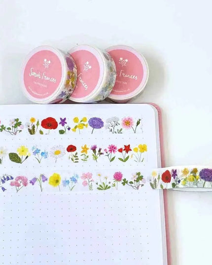 British Wildflowers Washi Tape
