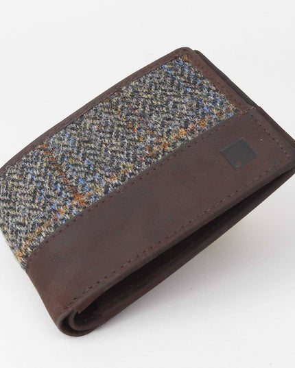Brown Harris Tweed Wallet - Stylish and Practical Accessory