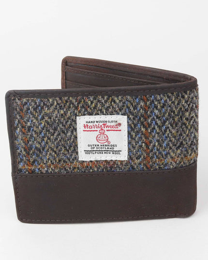 Brown Harris Tweed Wallet - Stylish and Practical Accessory