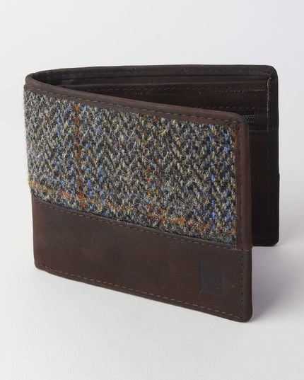 Brown Harris Tweed Wallet - Stylish and Practical Accessory