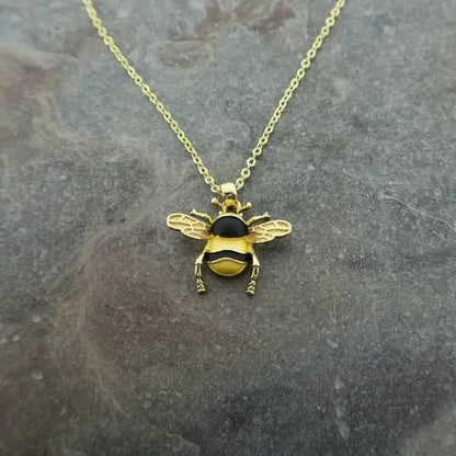 Bumblebee Pendant Gold Tone