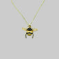 Bumblebee Pendant, Gold Tone