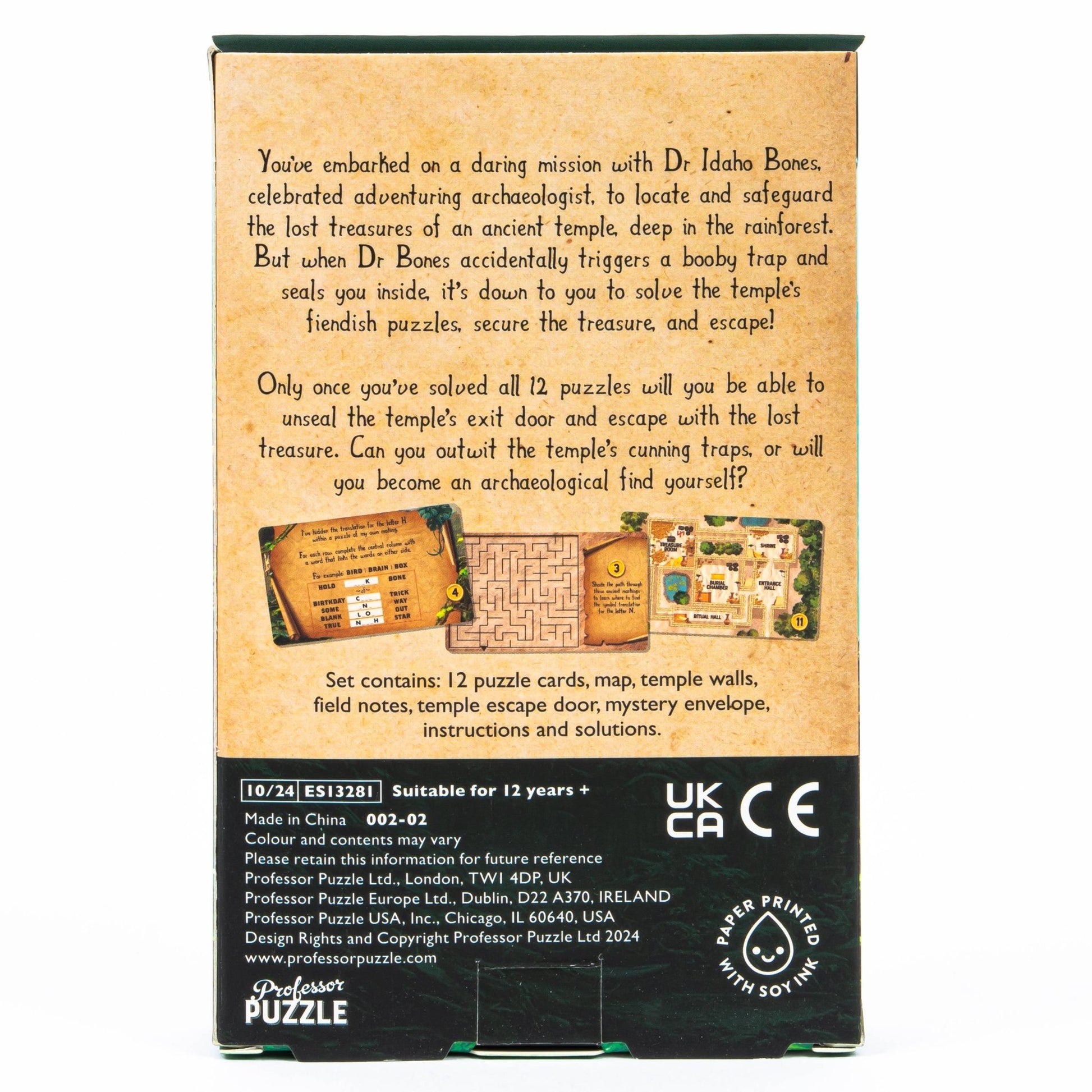 Escape from the Lost Temple - Escape room game - The Red Squirrel