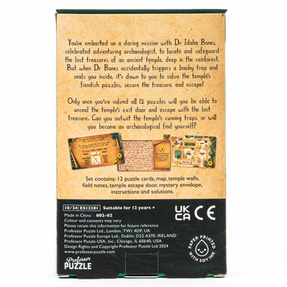 Escape from the Lost Temple - Escape room game - The Red Squirrel