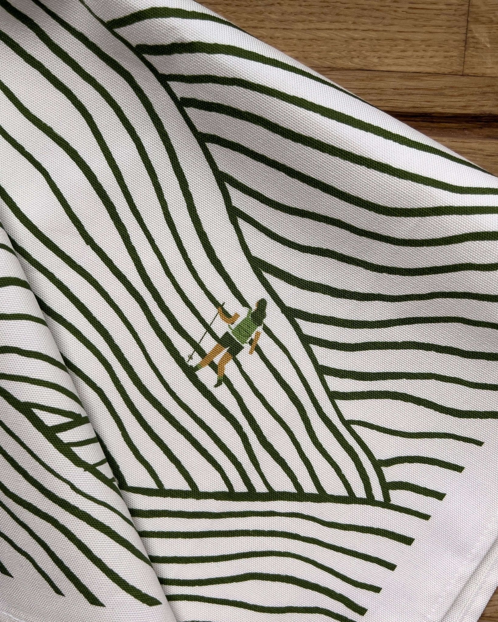 Walking Pattern Tea Towel - The Red Squirrel