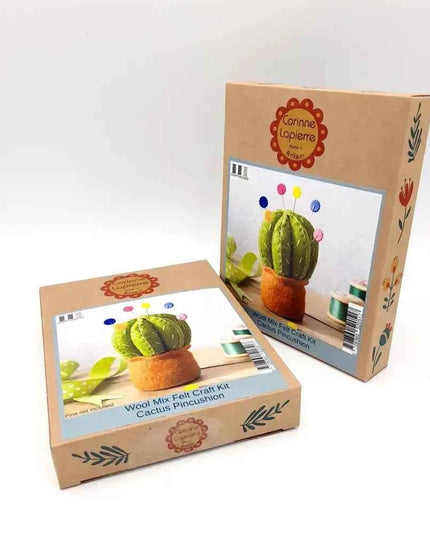 Cactus Pincushion Felt Craft Mini Kit