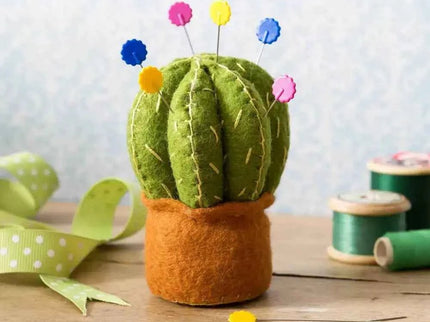 Cactus Pincushion Felt Craft Mini Kit