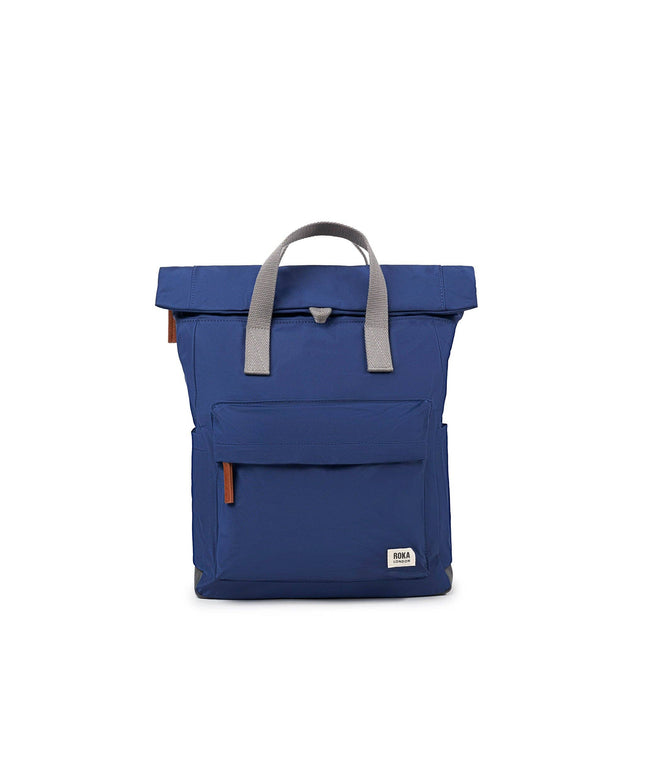 ROKA London Canfield Backpack in Crisp Blue Nylon
