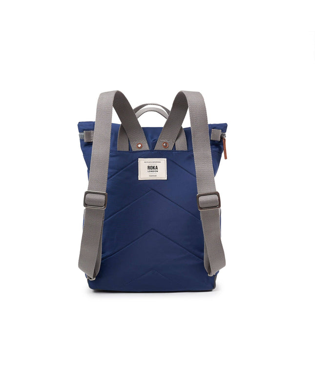 ROKA London Canfield Backpack in Crisp Blue Nylon
