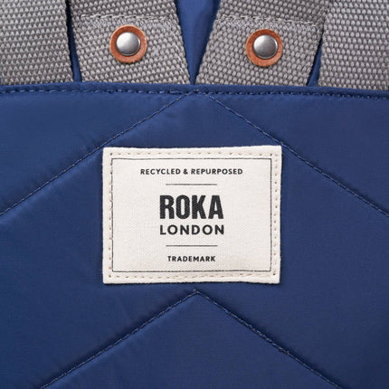 ROKA London Canfield Backpack in Crisp Blue Nylon