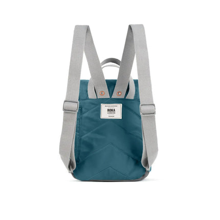 ROKA London Canfield Backpack in Teal Nylon
