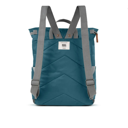 ROKA London Canfield Backpack in Teal Nylon