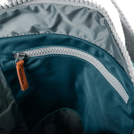 ROKA London Canfield Backpack in Teal Nylon