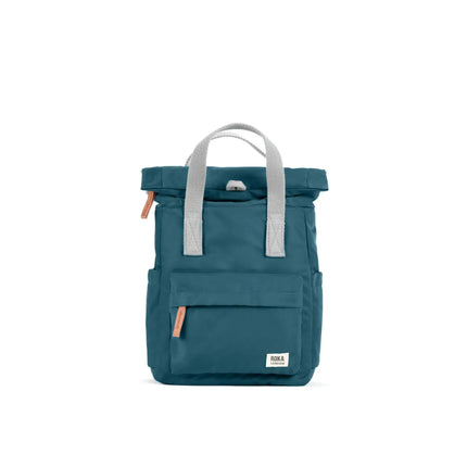 ROKA London Canfield Backpack in Teal Nylon