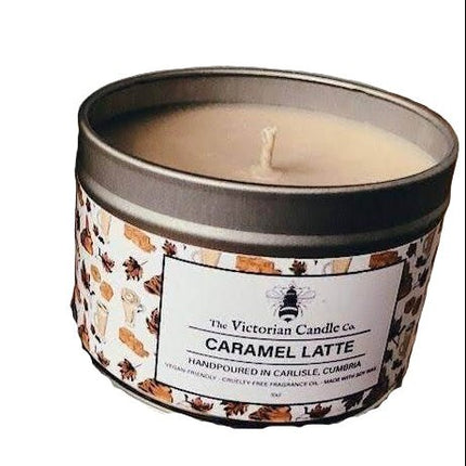 Caramel Latte - Scented Candle - 100ml Tin