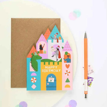 Castle Birthday Card