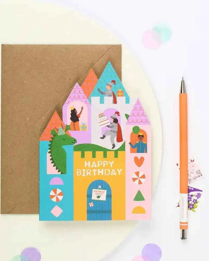 Castle Birthday Card
