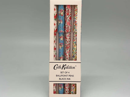 Cath Kidston Gift 4 Pens Stationery Flowers