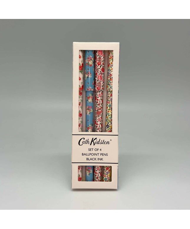 Cath Kidston Gift 4 Pens Stationery Flowers