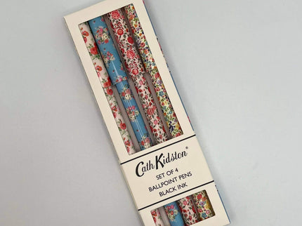 Cath Kidston Gift 4 Pens Stationery Flowers