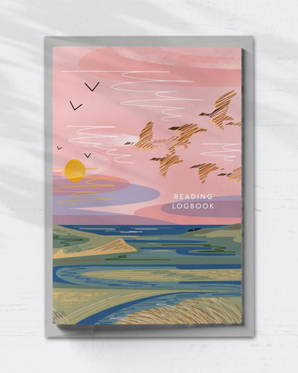 Reading logbook wild geese - eco friendly logbook