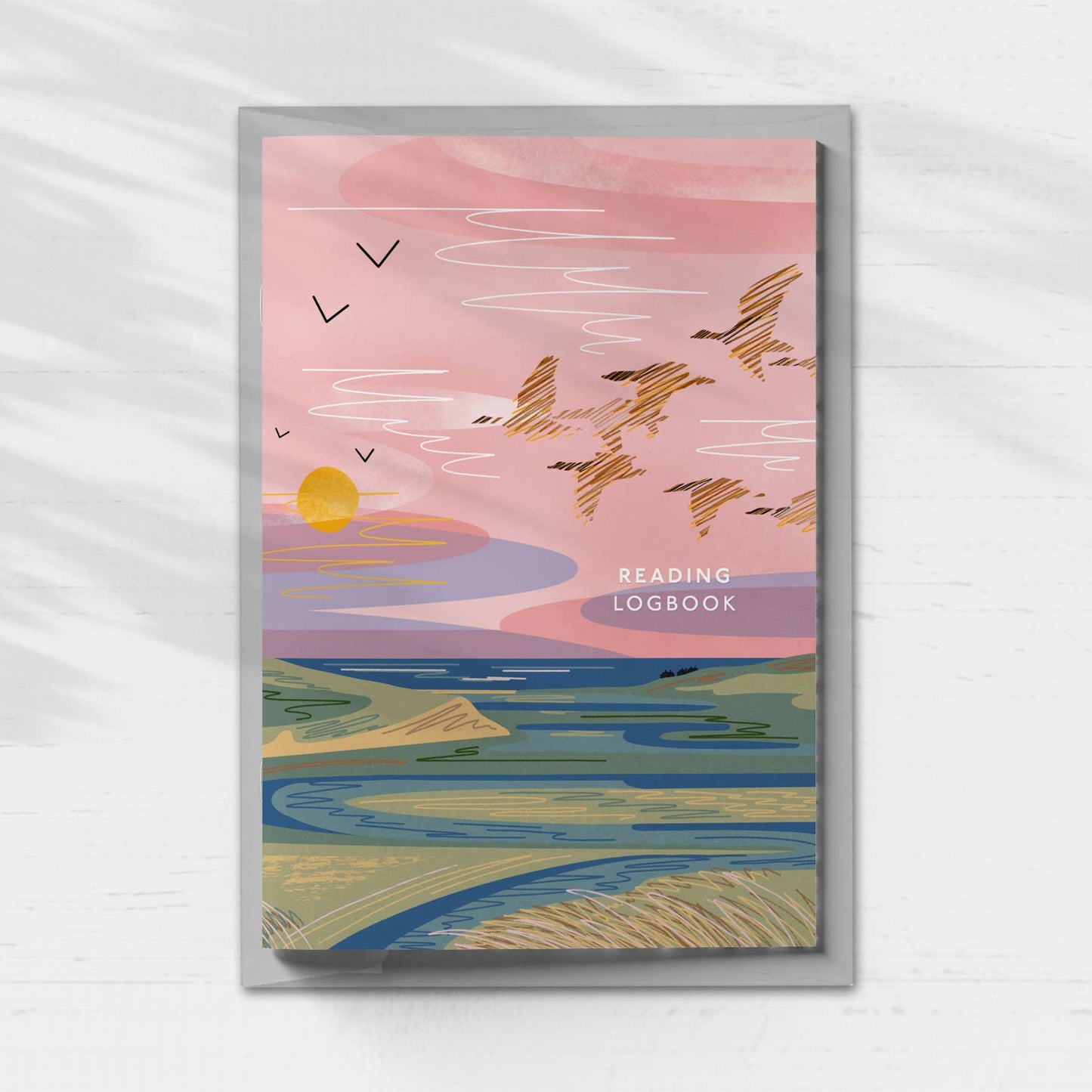 Reading logbook wild geese - eco friendly logbook - The Red Squirrel