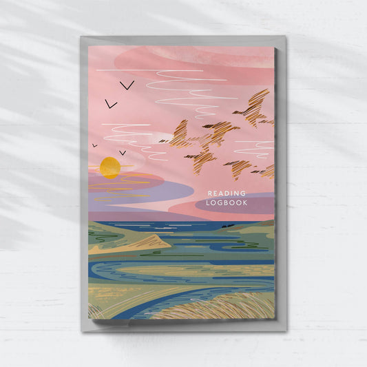 Reading logbook wild geese - eco friendly logbook - The Red Squirrel