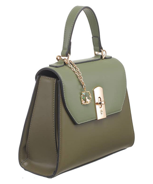 Charm Chain Crossbody Bag - Bessie London Green
