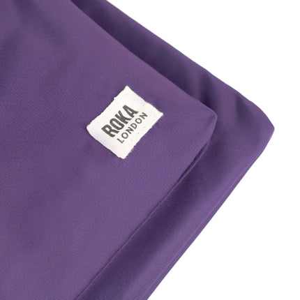 ROKA London Chelsea B Crossbody Bag in Majestic Purple Nylon