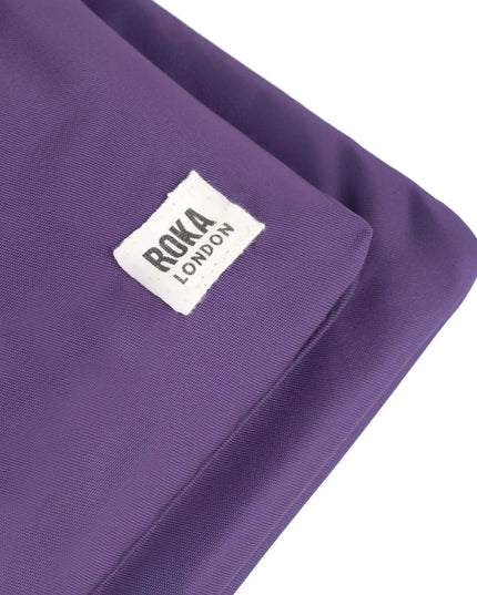 ROKA London Chelsea B Crossbody Bag in Majestic Purple Nylon