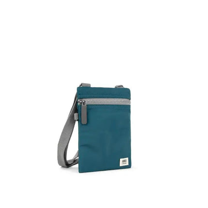 ROKA London: Chelsea Sling Bag in Teal Nylon