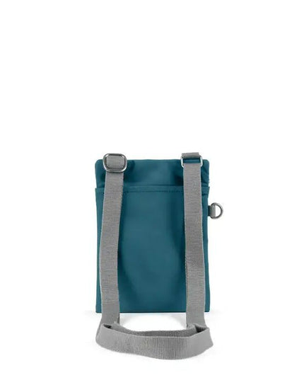 ROKA London: Chelsea Sling Bag in Teal Nylon