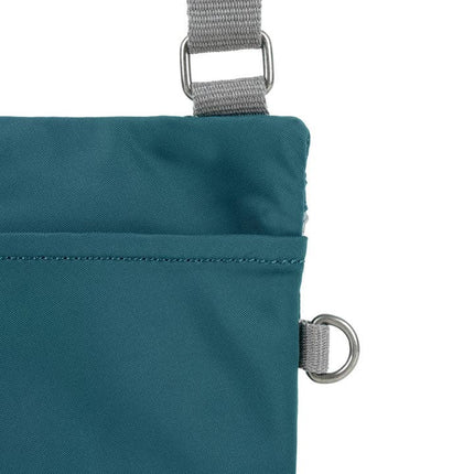 ROKA London: Chelsea Sling Bag in Teal Nylon