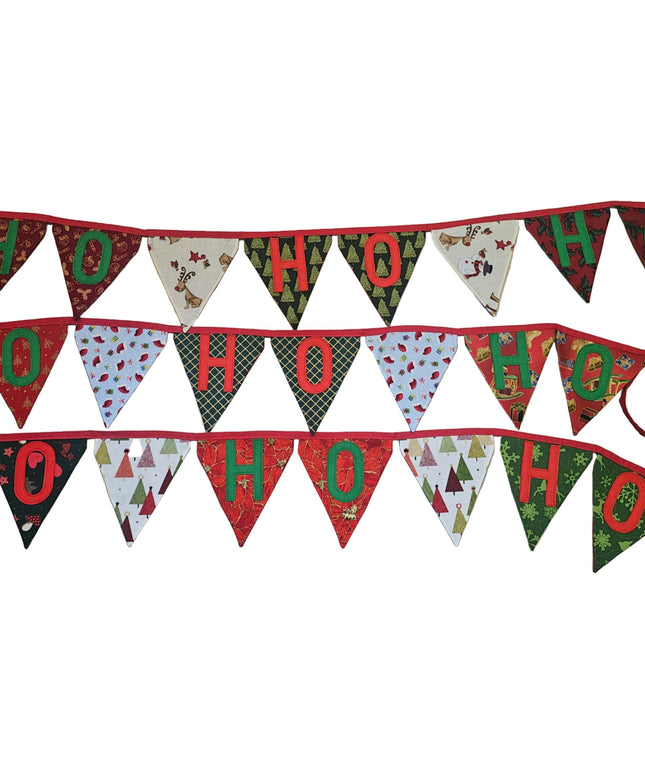Christmas Bunting - Various designs Ho Ho Ho