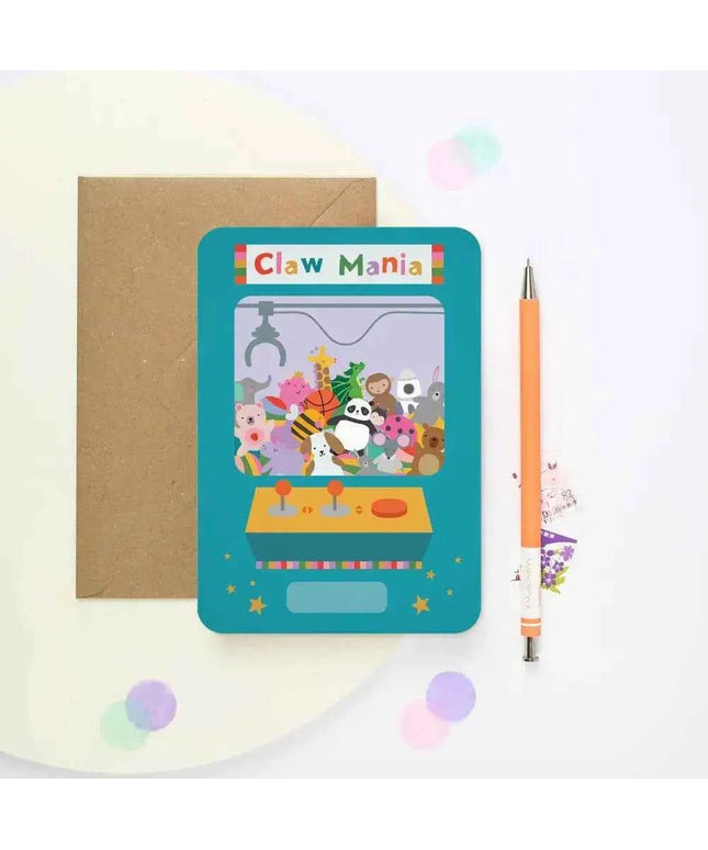 Claw Machine Birthday Card