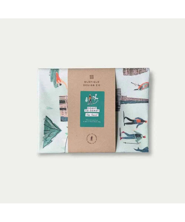 Coast to Coast Tea Towel