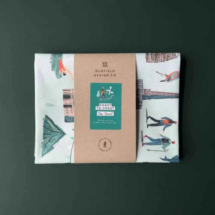 Coast to Coast Tea Towel