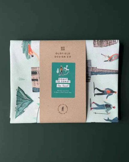 Coast to Coast Tea Towel