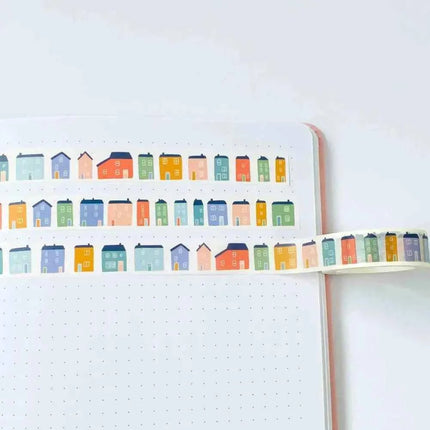 Coastal Houses Washi Tape