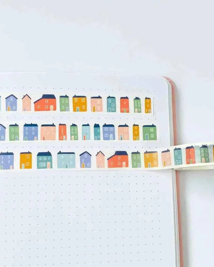 Coastal Houses Washi Tape