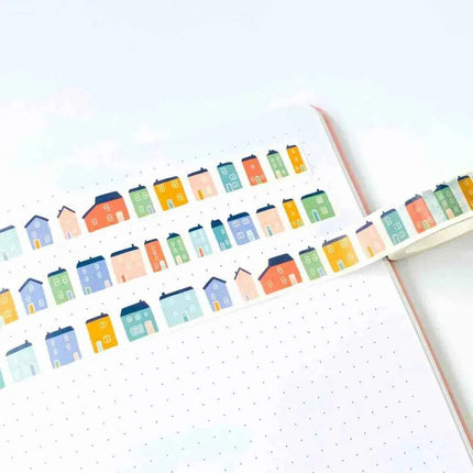 Coastal Houses Washi Tape