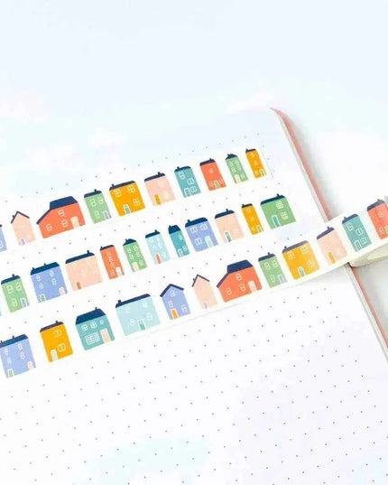 Coastal Houses Washi Tape