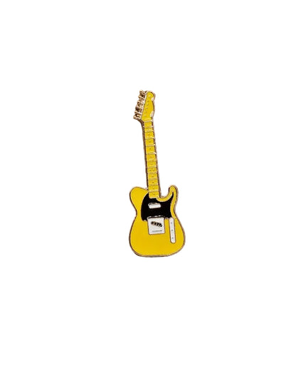 Music themed pin badges Yellow