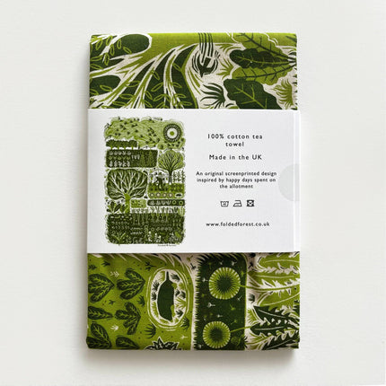 Cotton Tea Towel - Allotment
