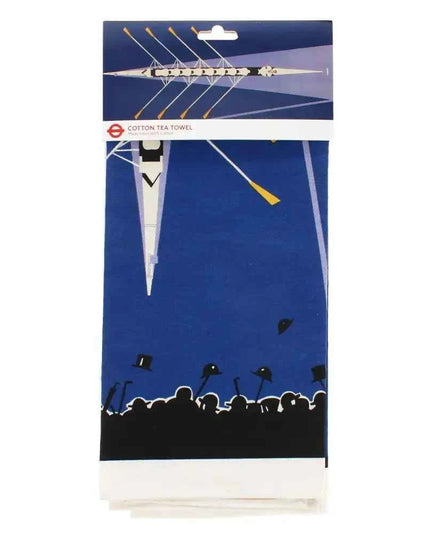 Cotton Tea Towel - TFL Vintage Poster "Boat Race"