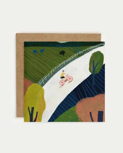 Countryside Cycle Greetings Card
